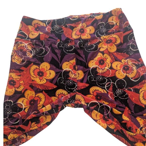 LuLaRoe OS Leggings Floral Autumn Print – One Size - Picture 3 of 10